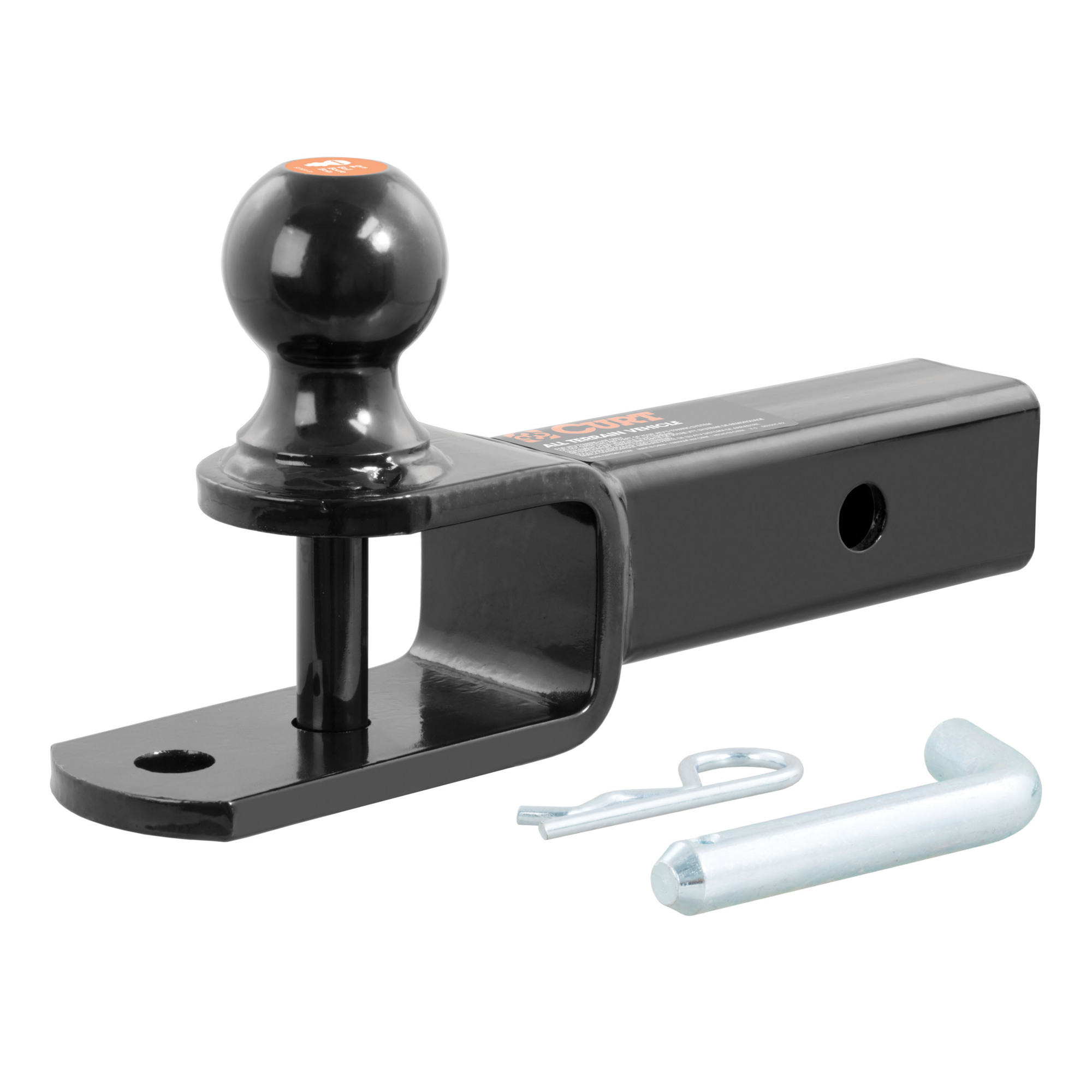 Curt Manufacturing, 3in.-1 ATV Ball Mount, Ball Diameter 2 in, Model# 45009